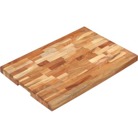 Planche à découper 60x40x4 cm Bois d'acacia massif