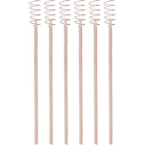 Antenne électroculture cuivre 12", kit jardinage bioélectrique, stimulation croissance plantes