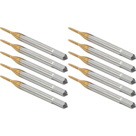 10 Stück M1,1 x 0,25 Gewindebohrer HSS Handwerkzeug nach japanischem Standard für Maschinenbau und Möbelmontage (1/5)