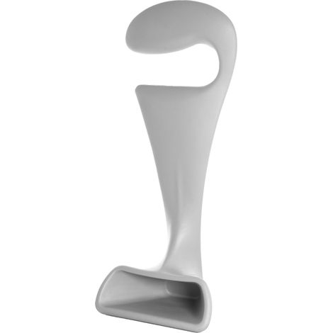 Appendiabiti Porta Abiti da Esterno 43x116 cm con Scomparto per Scarpe in Resina Arkema Pisolo Bianco