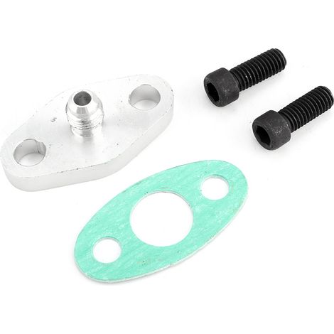 Kit adaptateur de joint de bride d'entrée d'huile turbo AN4 pour turbocompresseurs T3 et T4 (1/5)