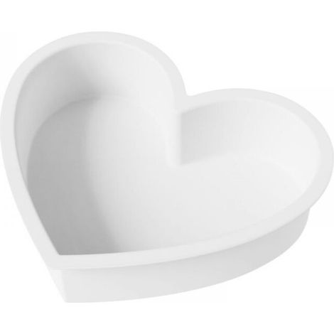 Moule Gateau Coeur Silicone, Moule en Silicone Coeur Saint Valentin, Antiadhésif Moule a Gateau Patisserie Pour Gâteau Fête Des Mères, Gâteau au Fromage -6.77inch5.91inch1.97inch (1/5)