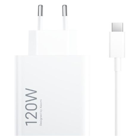Xiaomi 120W Caricabatterie Combo Bianco Carica Rapida