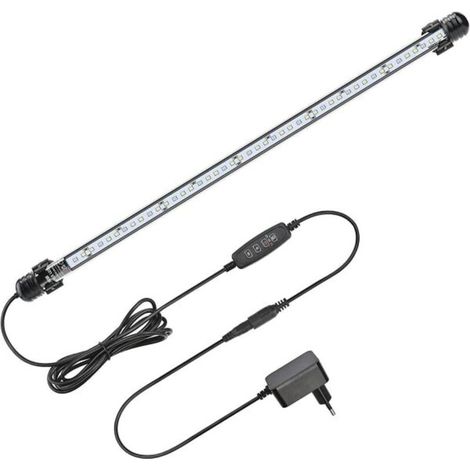 Lampe LED pour aquarium avec minuterie, éclairage blanc et bleu à intensité variable, éclairage réglable, 4 W, 230 lm (1/5)