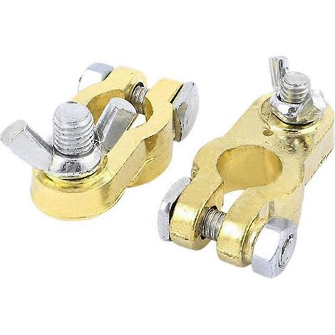 2 pièces de connecteurs à pince pour borne de batterie automobile (voiture, bateau, camion) (1/5)