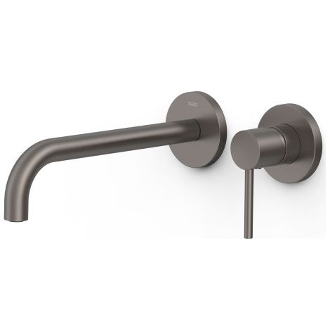 Mitigeur lavabo encastré bec 237 mm Graphite - TRES 26230022GR (1/2)