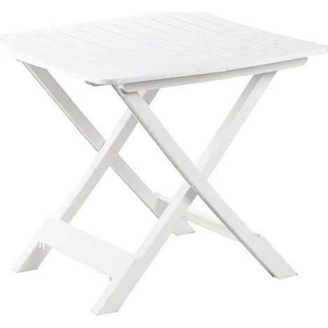 Tavolo Tevere Progarden Pp Bianco Cm 80X72 H.cm 70 (1/3)