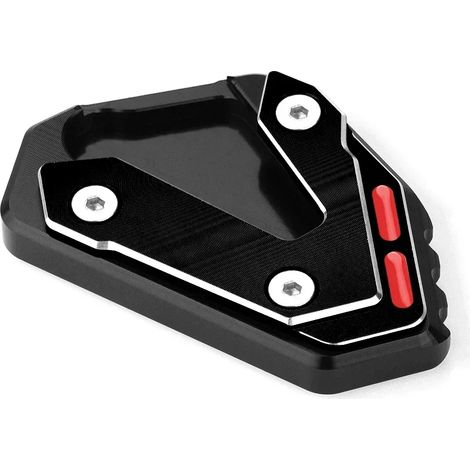 (SANS LOGO Noir/Rouge) Compatible avec SUZUKI 1000 GSXR1000 GSX-R1000R gsxr 1000 r Accessoires moto Extension de béquille latérale Agrandisseur de béquille Maxpower (1/4)