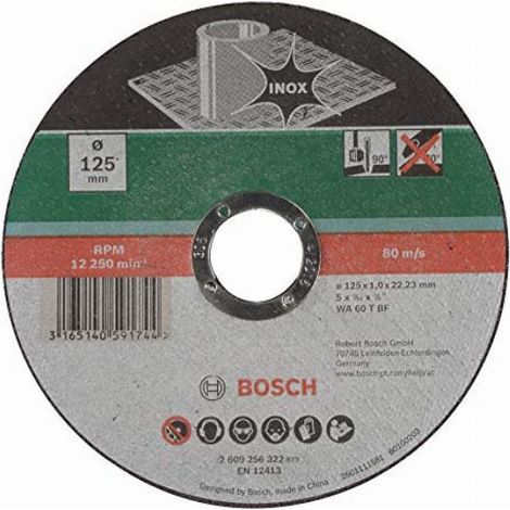 BOSCH - MOLA TAGLIO PER INOX 125x22,23x1MM. (1/3)