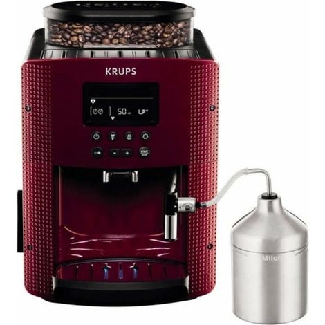 Krups Pisa Red Cafetière automatique cran de contrôle Accessoire à cappuccino