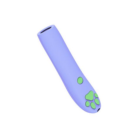 Pointeur Laser pour Chat Rechargeable USB, Jouet Interactif pour Chat avec Motif Patte de Chat, 3 Modes de Lumière, Outil de Jeu et d'Entraînement pour Chats d'Intérieur（Violet）