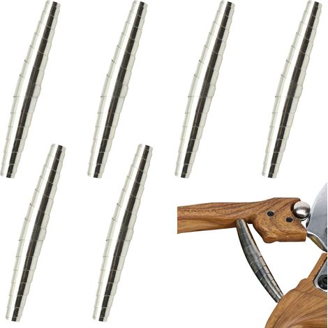 Lot de 6 ressorts de rechange pour sécateur de jardin - Ressorts de rechange en acier inoxydable - Ressorts de rechange de 6 cm (1/5)