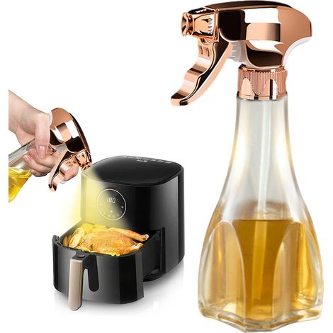 Oil Sprayer - 240 Ml - Adjustable Rotatable Nozzle - For Cooking Baking Air Fryer Salad Bbq - 1 Unit (1/5)