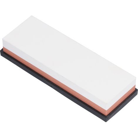 Whetstone - White Corundum Double-Sided Sharpening Stone - For Kitchen Knives And Tools - 200/1000 Grit - 1 Piece