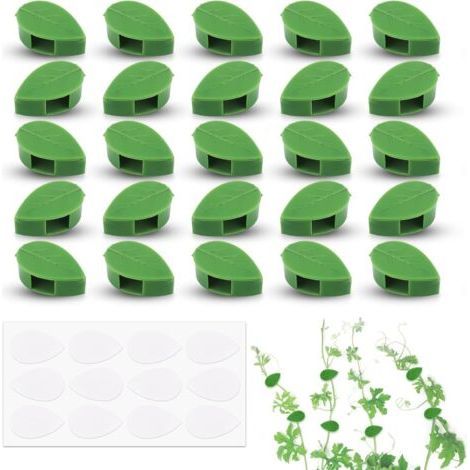 Plant Clips 30 Pieces, Climbing Plant Clip, Plant Fixing Clips, Wall Vine Support, Office Cable Clip, Plant Wall Vine Support, Climbing Plant for Gardening Vines Vegetables (1/5)
