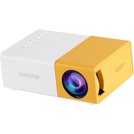 APEX Mini projecteur, projecteur de film portable - LCD 1920 x 1080 HD -fonctionne sur des écrans de projection allant de 24 à 60 pouce