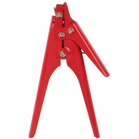 Pinces à serre-câbles, outils pour serre-câbles permettant de serrer et de couper des serre-câbles en nylon et en plastique jusqu'à 3/8" de large-Chrom (1/5)