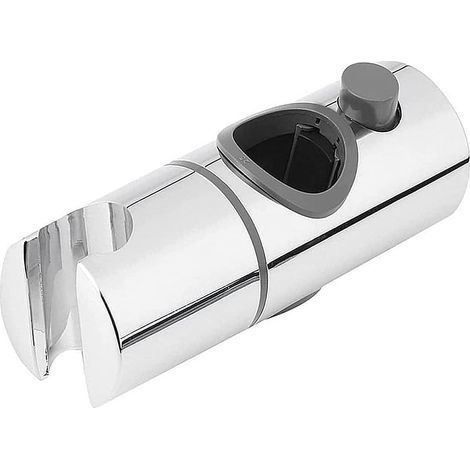Verstellbare Duschhalterung aus ABS, Duschkopfhalterung für Standard-Rundduschstangen mit 25 mm Durchmesser (1/4)