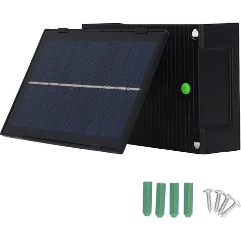 Solar-Wandleuchte für den Außenbereich aus wasserdichtem ABS-Kunststoff (IP65), 6 W LED