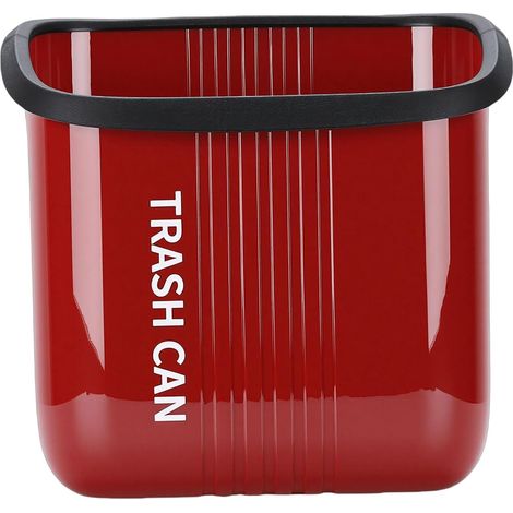Hanging bin with a wide 29cm opening, space-saving under-counter storage, with a press ring, for kitchen and bathroom (1/5)