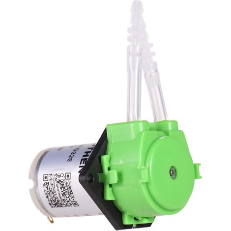 GROTHEN 12V DC Peristaltik-Dosierpumpe, Mini-Wasser- und Flüssigkeitspumpe, Peristaltikschlauchkopf, selbstansaugend, für Aquarienlaboranalysen, Additivdosierung, flaches Design (1/5)