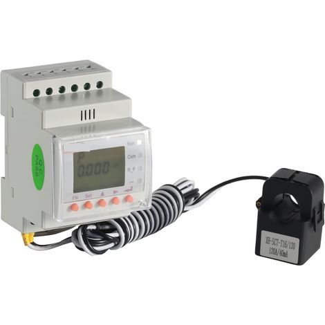 Moniteur d'énergie domestique intelligent ACR10R-D16TE Compteur d'énergie intelligent for dispositif de surveillance de l'énergie solaire PV for onduleur 45-65Hz Moniteur d'électricité en temps réel (1/5)
