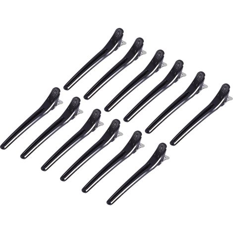 12 Haarspangen aus Aluminiumlegierung für den Salongebrauch, professionelle Haarstyling-Werkzeuge (1/5)