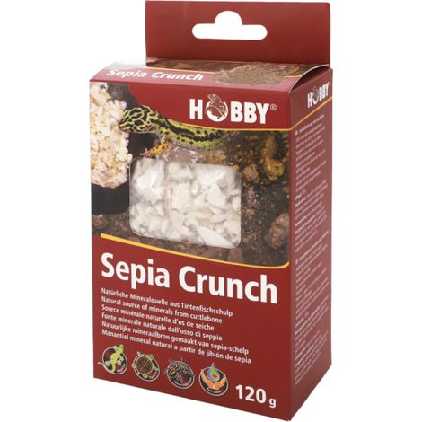 Hobby Sepia Crunch Stücke aus Sepiaschale zur Nahrungsergänzung - 120 g