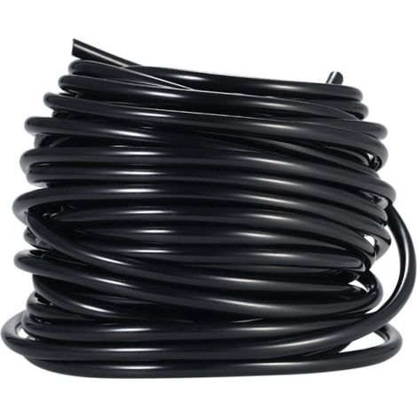 Tuyau d'arrosage de 20 m, diamètre 4/7 mm, pour système d'irrigation goutte à goutte, idéal pour jardin, pelouse, terrasse et plantes. (1/4)