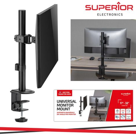 Supporto da tavolo per monitor Universale DA 17" A 32" (1/6)
