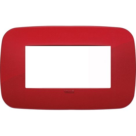 Placca Round 4M rosso Vimar Arkè 19684.85