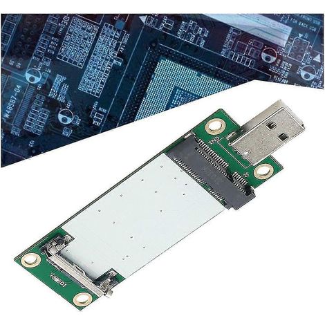 Mini-PCI-E-zu-USB2.0-SIM-Adapter mit Wwan/LTE-Modulsteckplatz, unterstützt 3G/4G 6Pin/8Pin SIM-Karte (1/5)