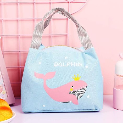 Mignon Lunch Box Lunch Box Bento Pack-Baleine Convient aux Dames École et Bureau Filles Enfants