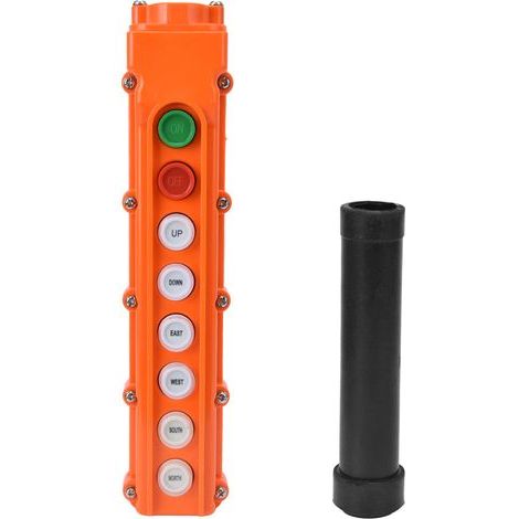 Commutateur de levage de télécommande de grue, boîte à boutons poussoirs, contrôleur étanche à la pluie 220V/500V COB‑ 63A (1/5)