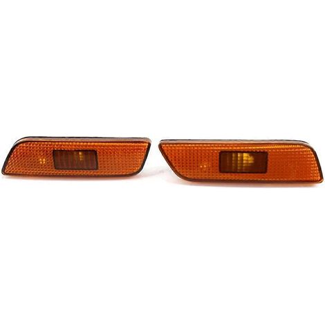 Boîtier de feu de position, clignotant et feu de gabarit de pare-chocs avant pour Volvo S80 1999-2006 9188263 9188264 (1/5)