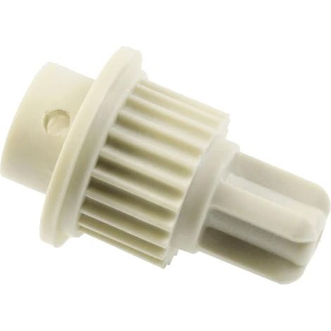 Poulie moteur et axe KW716584 compatible pour robot ménager, pièce de rechange adaptée pour appareils de cuisine, fixation incluse, pièce unique (1/2)