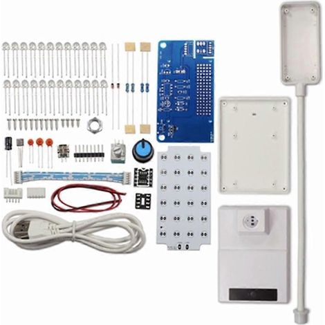 Kit de lampe de table LED NE555 à intensité variable, circuit PWM, montage par soudure, kit électronique DIY 8,5 W avec potentiomètre et interrupteur (1/5)