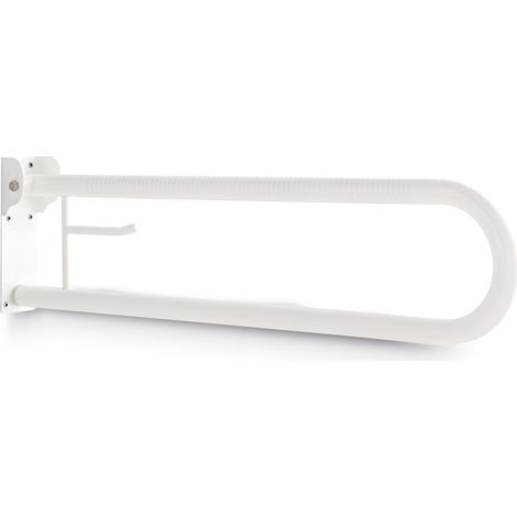 BELTRAN 2895 ASIDEROS Asidero Abatible Antideslizante Con Portarrollos Blanco - ref: 064-2895