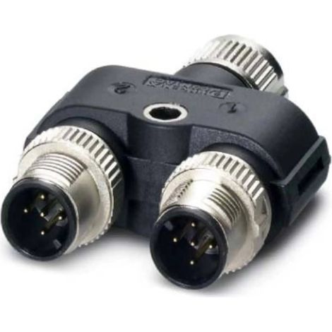 [GEBRAUCHT] B-Ware Phoenix Contact Verteiler Adapter Sensoren Sensor Aktor Stecker Schwarz 5 Stück