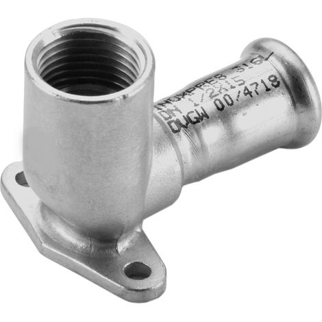 SCELTO DA DESIVERO Gomito 90° ff con flangia d.15 codice prod: DSV07680 (1/3)