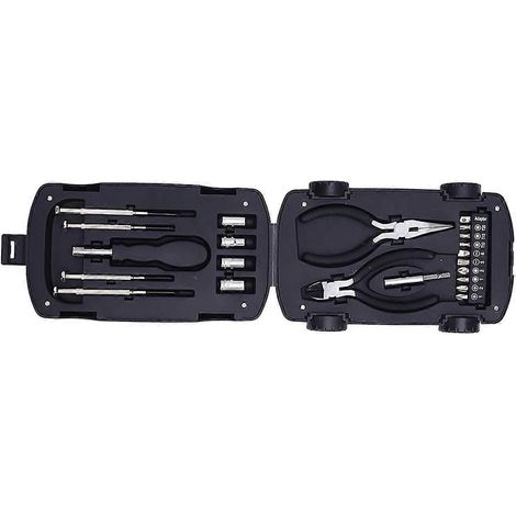 Jeu de tournevis magnétiques 22 en 1 pour l'électronique, noir (1/5)