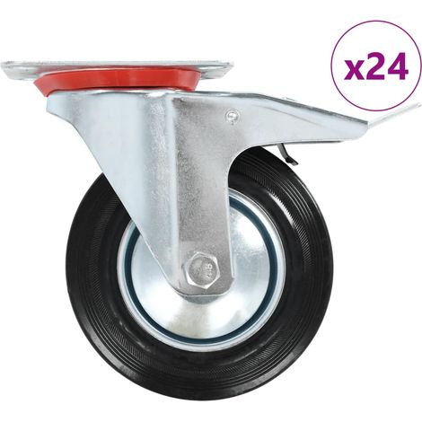 24 Stk. Lenkrollen 160 mm