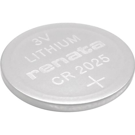 BATTERIA a BOTTONE al litio CR2025 RENATA 3V
