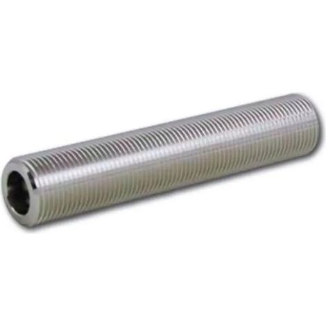 Tube fileté, tige de robinet rainure des deux côtés - largeur nominale 10 mm, 5/8 pouce filetage, longueur 40 mm, en acier inoxydable