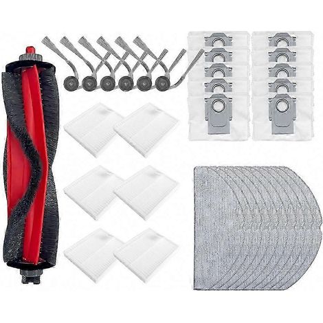 Brosse latérale et sacs à poussière de rechange pour les modèles Roborock Q7 M5, Q7 M5+, Q7 L5, Q7 L5+, Q7 TF, Q7 TF+, Q7B, Q7T+ (1/5)