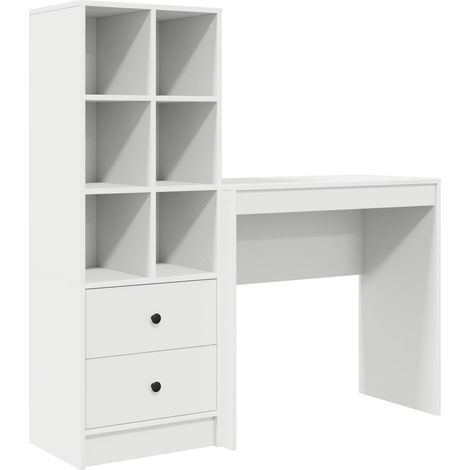 Maison Exclusive - Schreibtisch mit Schubladen mit Regal mit Spei