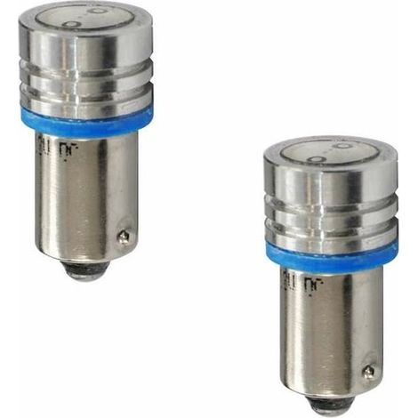 2x ampoule LED bleu 12V 4W BA9S voiture remorque moto camion éclairage universel