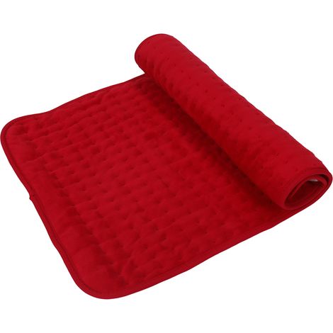 Coussin chauffant électrique multifonctionnel, couverture chauffante individuelle avec 6 niveaux de température réglables, minuterie, arrêt automatique, compatible avec les tensions d'alimentation UE (1/5)