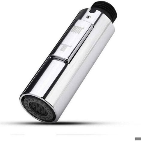 Embout Robinet Cuisine de Rechange DouchetteTête de Robinet Amovible Universelle G1/2 Acier Inoxydable SUS304(galvanoplastie) (1/4)