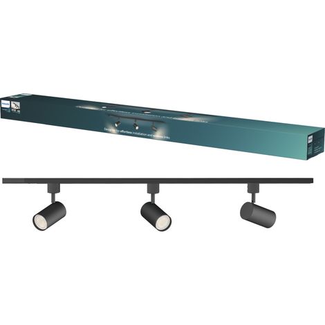 Philips Deckenstrahler 3er Spot Zilo Easy Link schwarz Deckenleuchte (1/3)